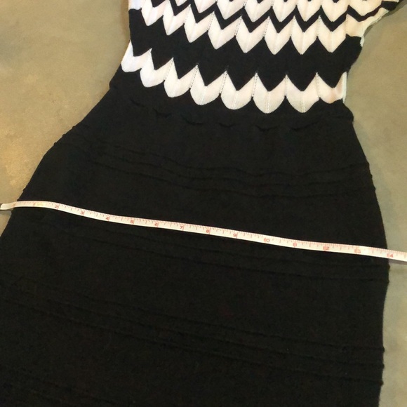 Black and White Cocktail Dress - Picture 6 of 13